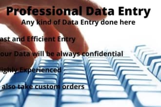 be your virtual assistant for data entry on amazon, walmart, shopify, and ebay