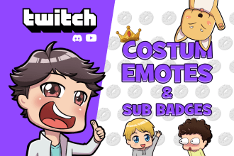create custom twitch emotes and sub badges
