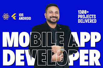 do mobile app development ios app android app as flutter mobile app developer