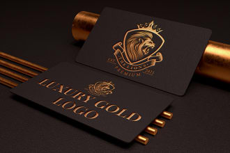 do unique modern minimalist luxury gold logo