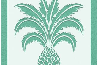 do vector tracing services and make reusable plastic custom stencils logo