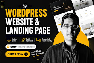 do wordpress website development or edit wordpress website