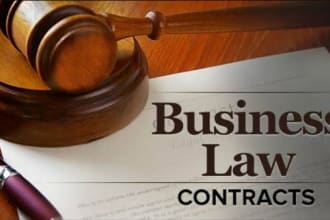expertly handle case briefs, business law, memo, legal research, draft contracts