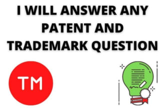 answer any patent and trademark questions