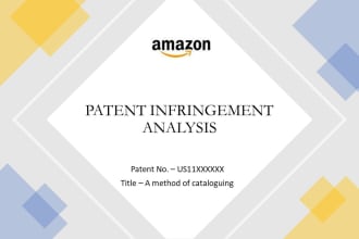 consult you in amazon patent cases