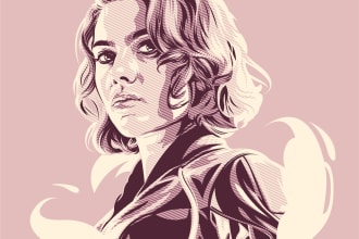 make your photo into vector art portrait