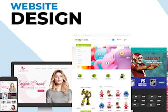 design or redesign weebly webiste, wix ecommerce webiste