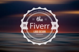 do 2 retro vintage logo design in 24 hours