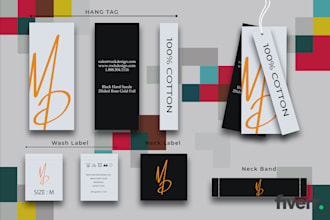 design hang tag clothing label and clothing tag