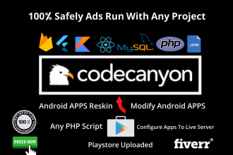 setup or customize android app or codecanyon any project