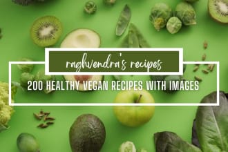 send 200 amazing vegan recipes with pictures