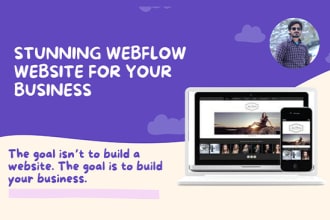 develop webflow website for your business