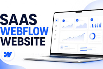 build a modern saas webflow website