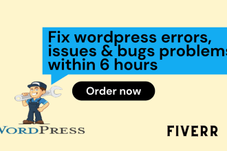 fix wordpress any errors, issues, bugs problem within 6 hours