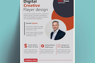 design a beautiful flyer for your business