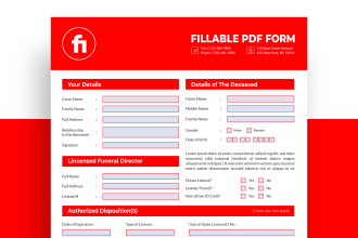 design your fillable PDF form