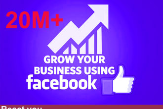 promote your post to 20m active audience on facebook