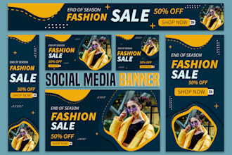 design banner, web banner ads, social media banner