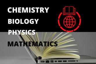 tutor in chemistry, biology, physics and mathematics