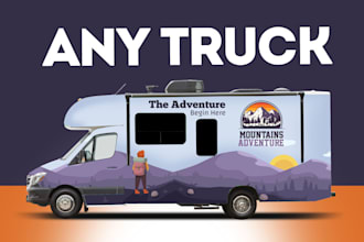 design your food truck wrap camper caravan casita trailer rv exterior motorhome