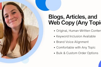 write a top notch blog post or article on any topic