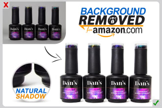 do amazon product photo editing, background removal, amazon main image