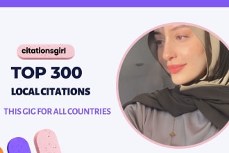 do 300 local citations and directories for any country