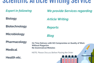 write articles about biology and microbiology