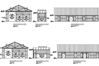 design aprofessional pole barn and barndominium using autocad