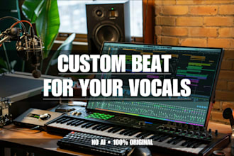 produce a custom beat tailored to your vocals and style