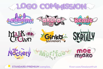 design a logo for vtuber and streamer