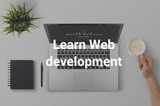 teach you HTML, CSS, javascript, jquery bootstrap, php