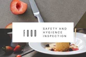 provide consultancy and documentation for food safety inspection