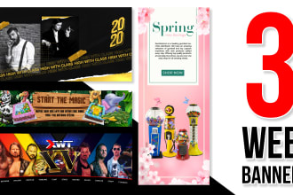 design professional youtube linkedin web twitter banner