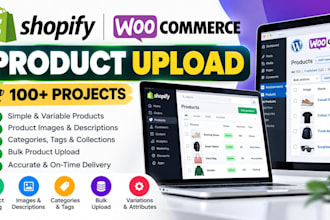 upload products to shopify and woocommerce