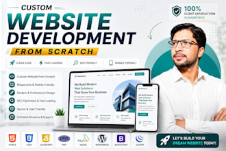 create custom website from scratch