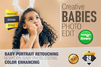 edit and coloring kids photo