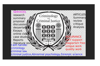 handle criminology essays, sociology and world politics work