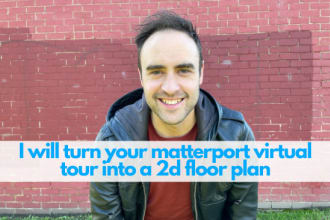 turn your matterport virtual tour into a 2d floor plan