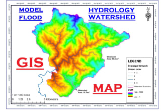 expertly model flood hydrology, stream flow, drainage, water catchment using gis