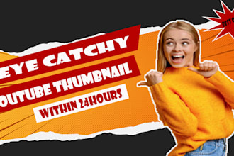 design attractive youtube thumbnail