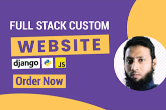 build a responsive full stack ecommerce website with django