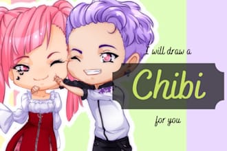 draw a character in chibi style for you