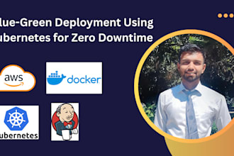 perform blue green deployment using kubernetes for zero downtime