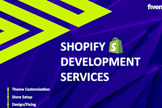 design ecommerce shopify online store, dropshipping store