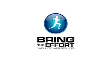 design bring the effort personal training logo