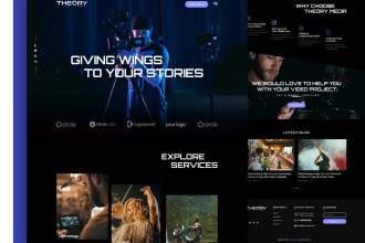 design a unique creative and user friendly website