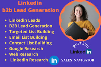 do targeted b2b lead generation linkedin, find email address, contact info