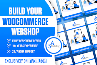 build you a woocommerce webshop