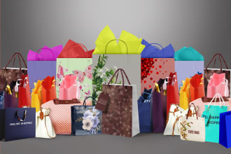 design all kind of custom bag, packaging, label sticker, and tote bag